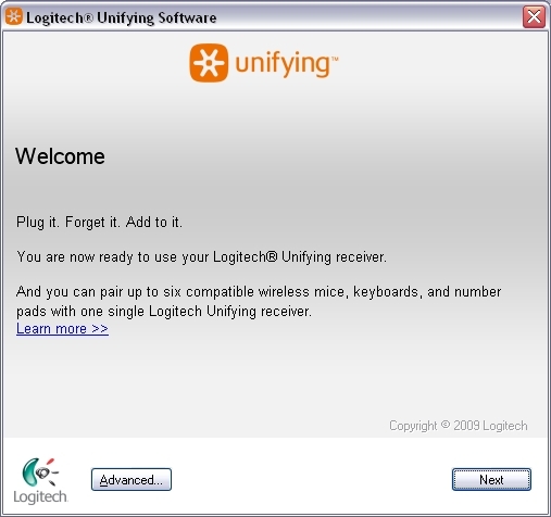 logitech mouse unifying software