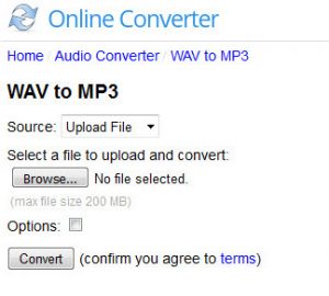 wav to mp3 converter online